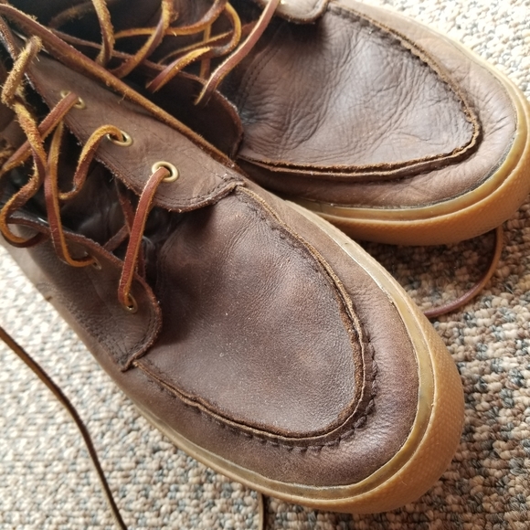 Polo Brown Tedd Leather Boot Shoe - Picture 3 of 8